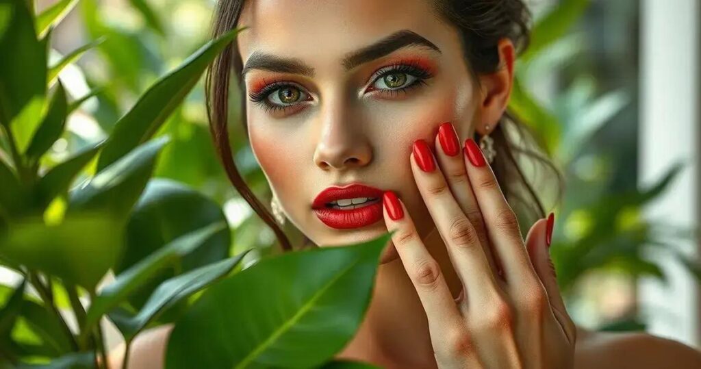 Batom vermelho como usar