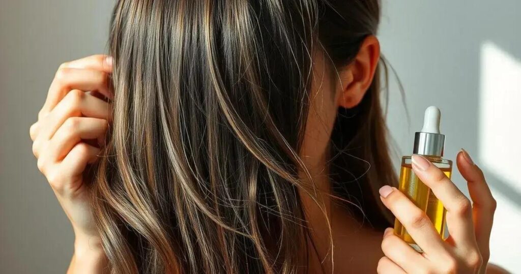 Cabelo com pontas ressecadas