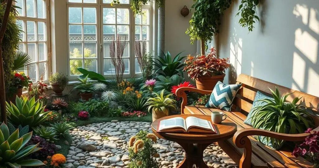 Como montar um jardim de inverno em casa