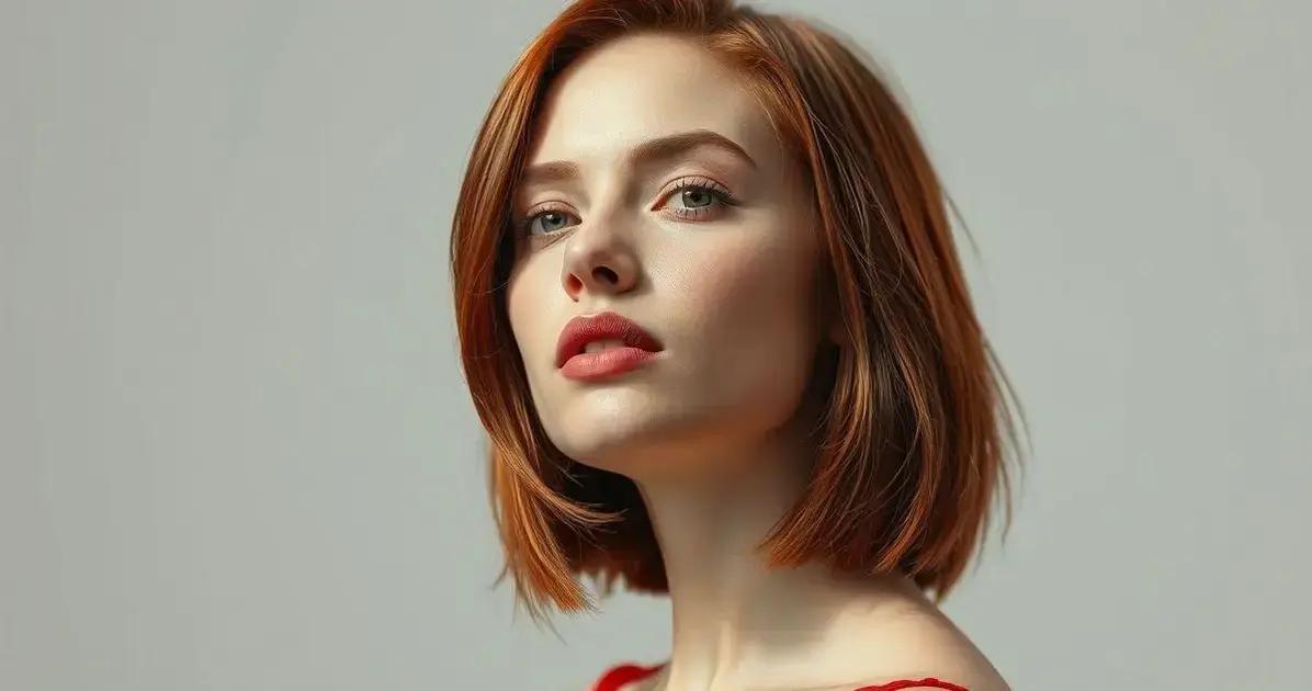 Cortes de cabelo para rosto redondo