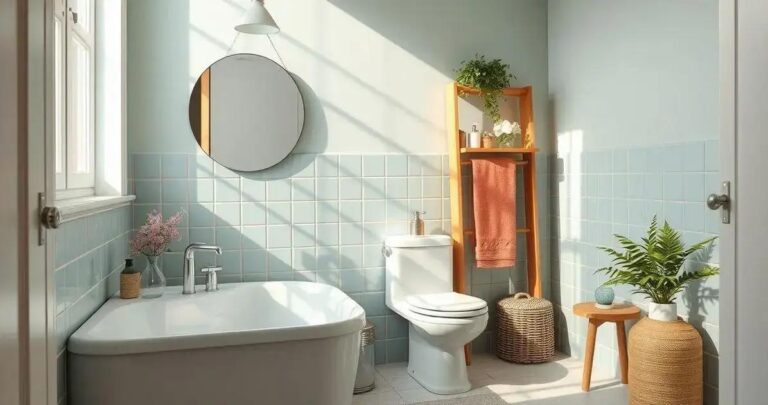 decoração de banheiros simples