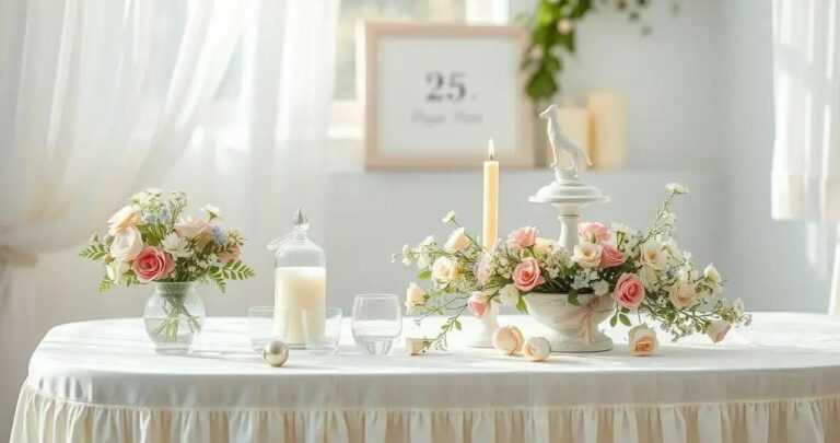 decoração de batizado simples feminino