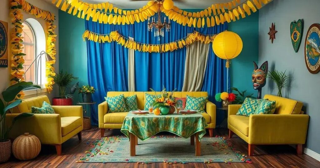 decoração de carnaval simples