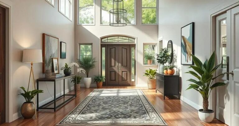 decoração de hall de entrada