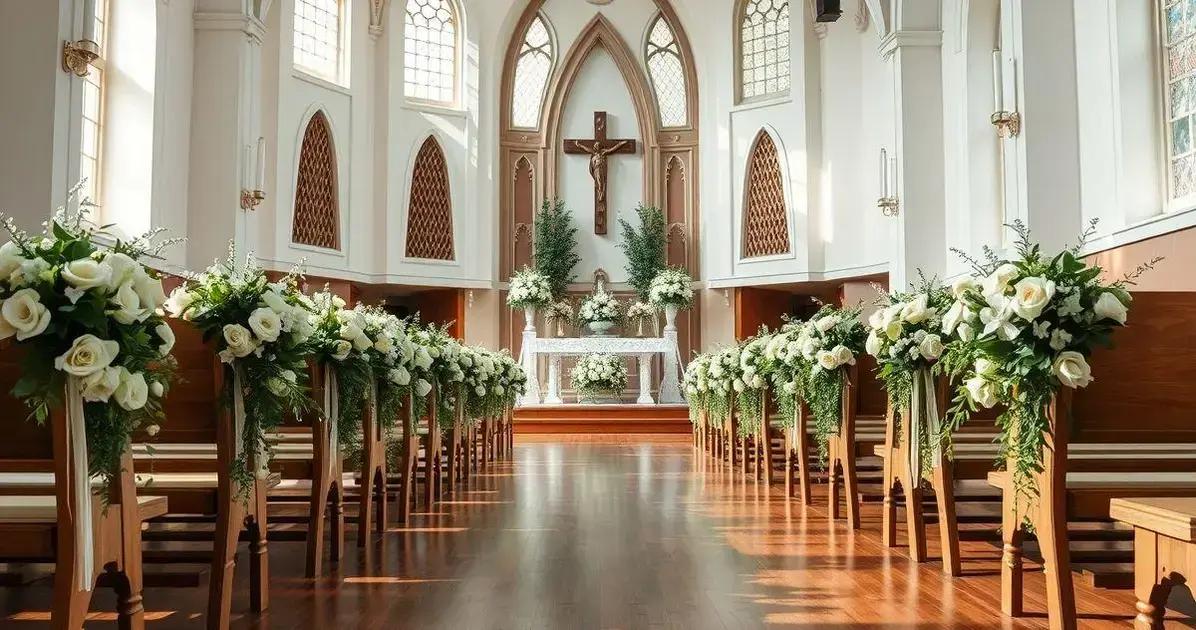 decoração de igreja para casamentos