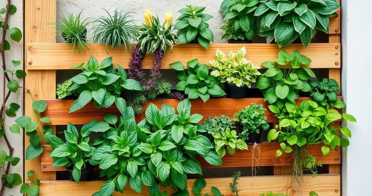 Horta vertical com paletes: passo a passo