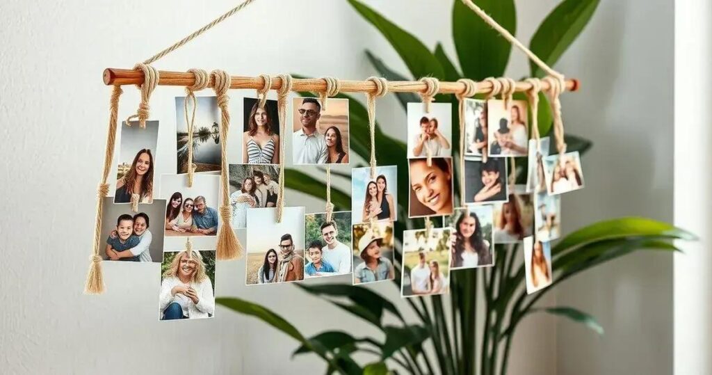 Memórias à Vista: Ideias Originais para Criar um Varal de Fotos Decorativo ideias varal de fotos