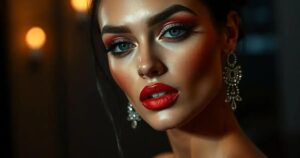 maquiagem para a noite