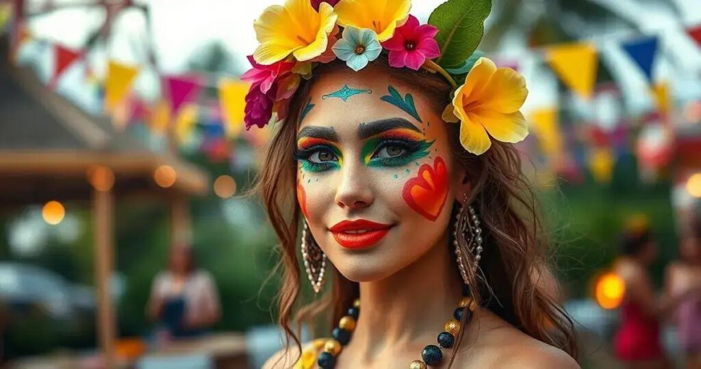 Maquiagem para festa junina