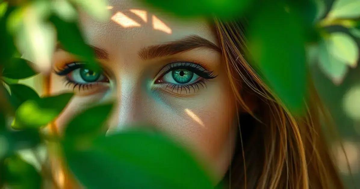 Maquiagem para olhos verdes