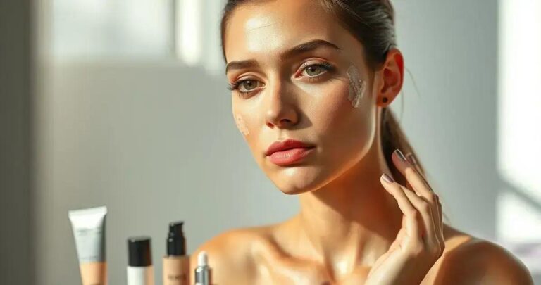 Maquiagem para pele seca