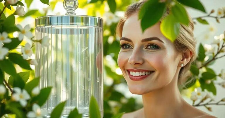 Máscara de argila branca para o rosto