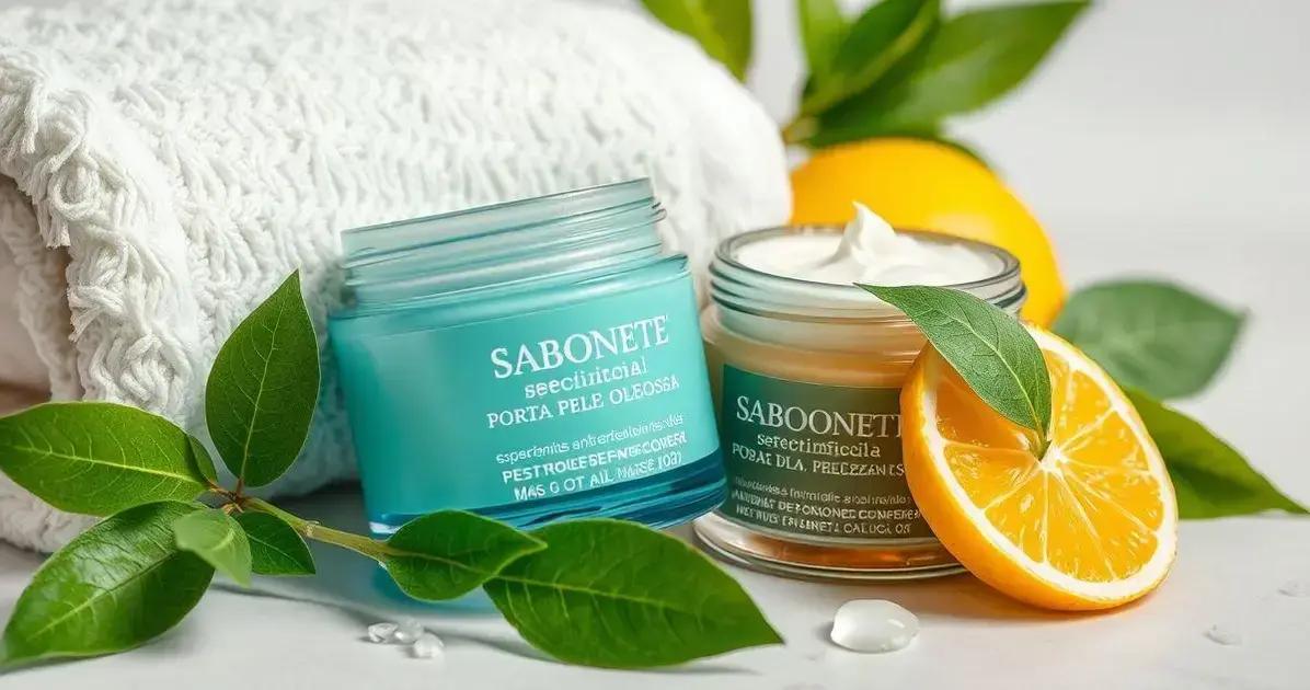 Sabonete facial para pele oleosa