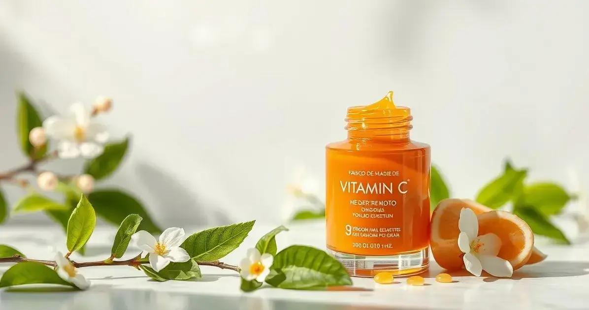 Sérum de vitamina C para o rosto