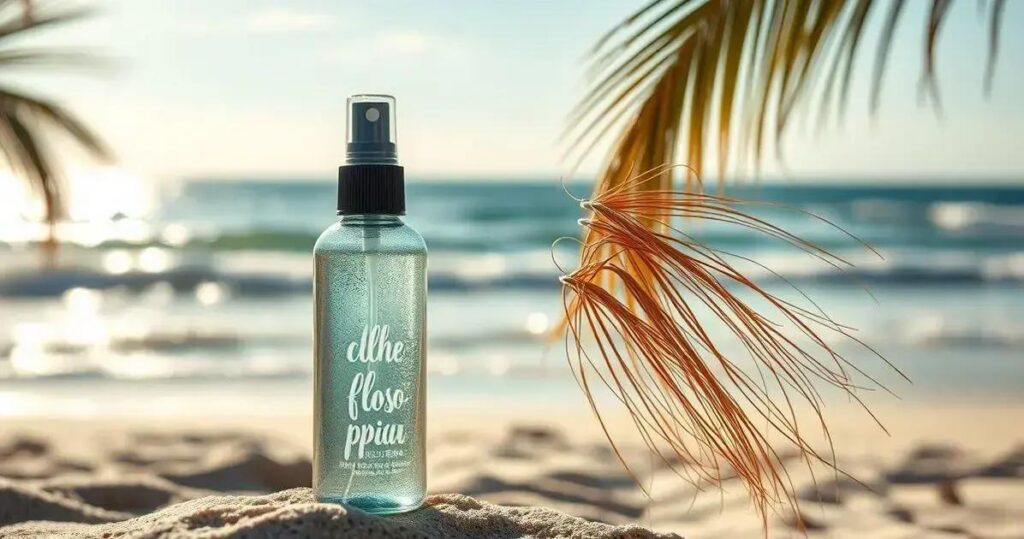 Spray para cabelo pós-praia