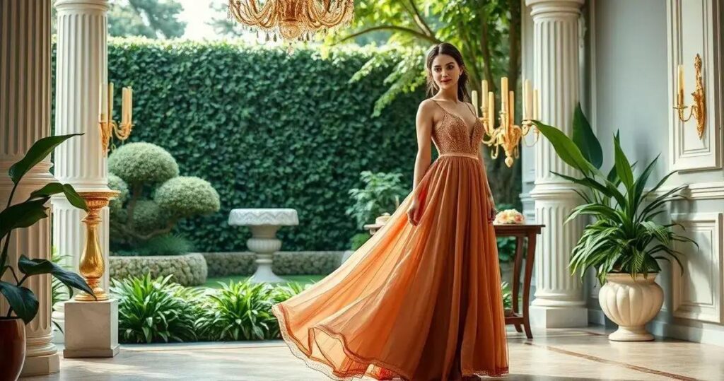 Vestido de festa longo