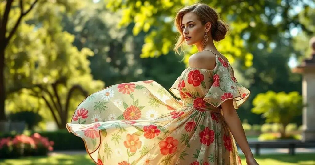 Vestidos curtos floridos