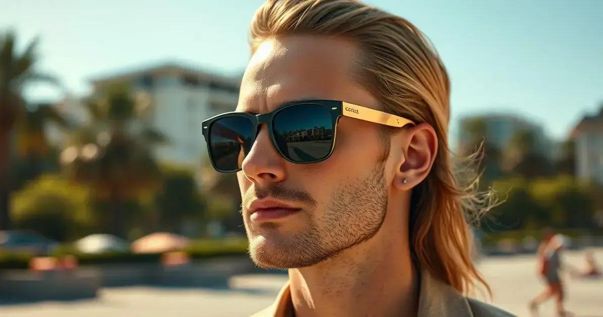 a história dos óculos de sol