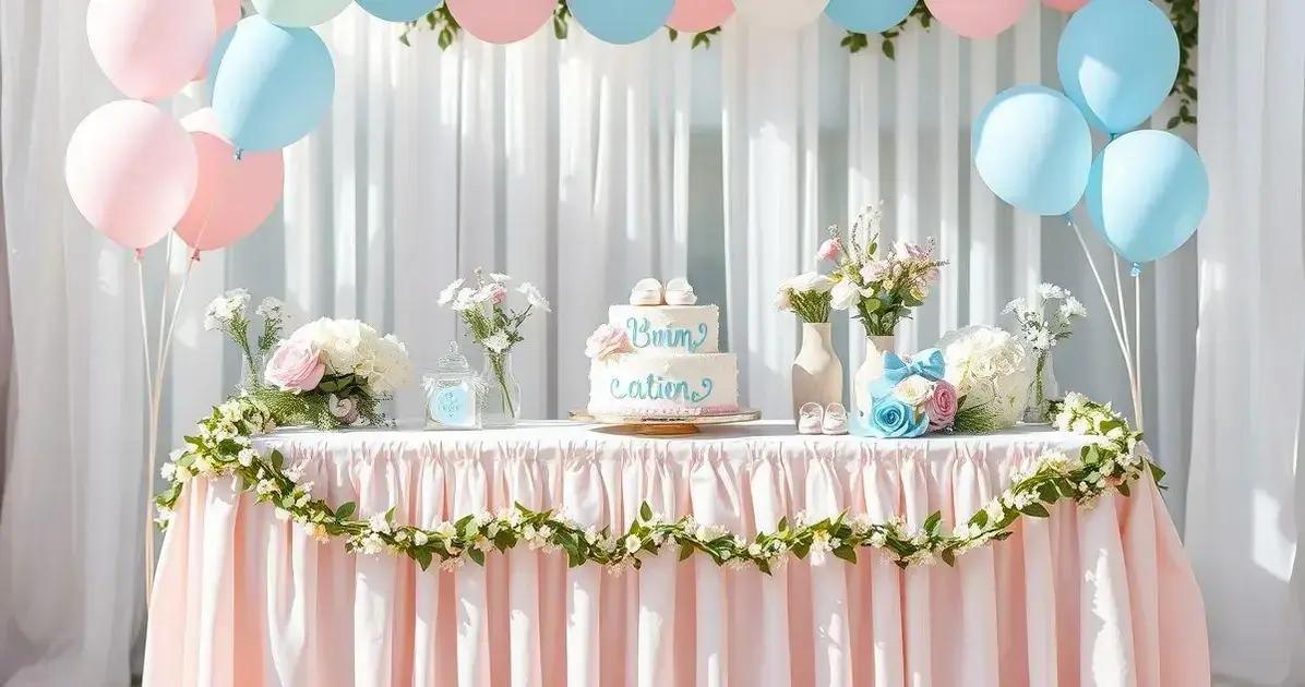 Artesanato para chá de bebê