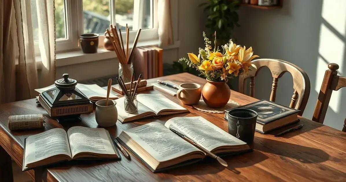 Artesanato para o dia do escritor