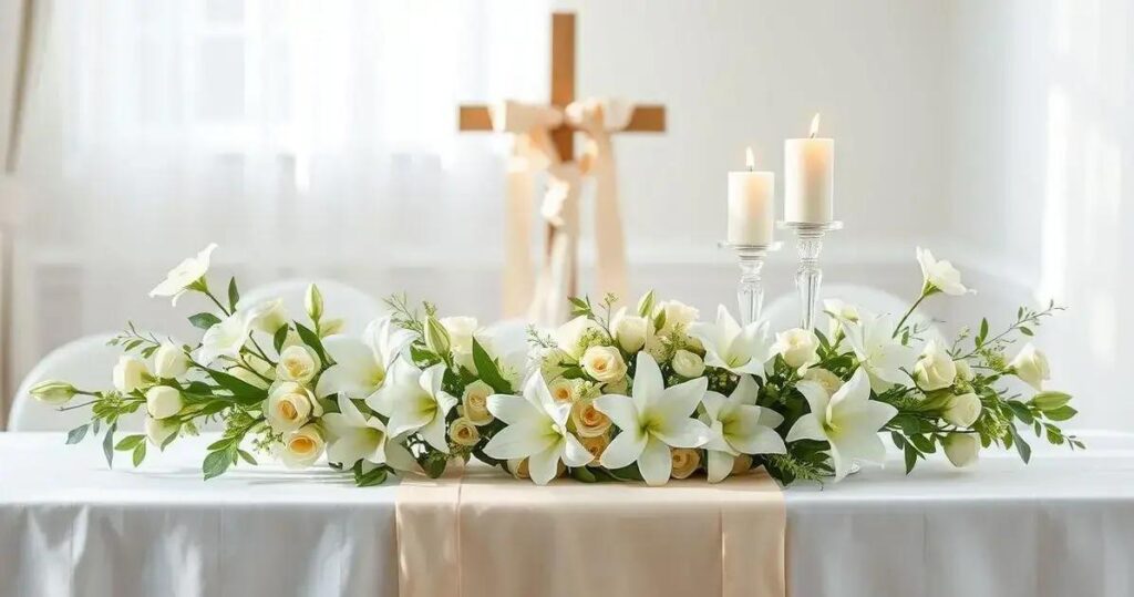 decoração de batizado