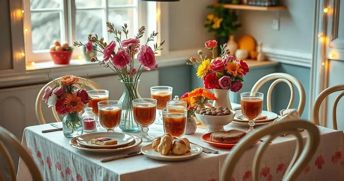 decoração de chá de cozinha