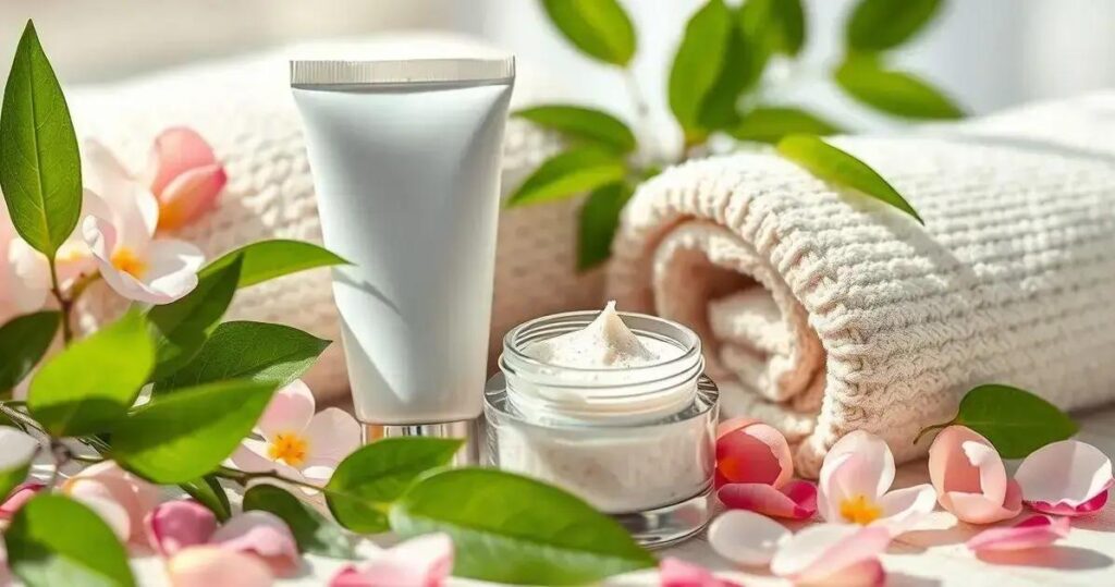 Esfoliante facial para pele sensível