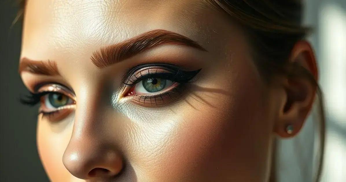 Maquiagem para olhos caídos