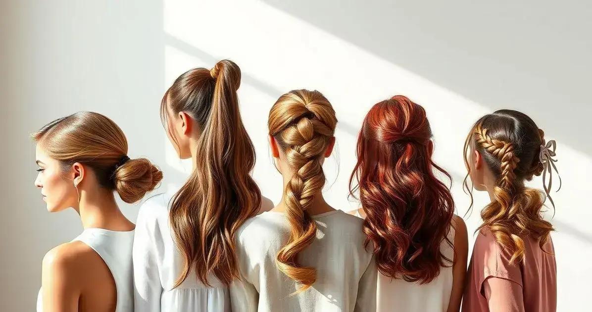 Penteados com rabo de cavalo