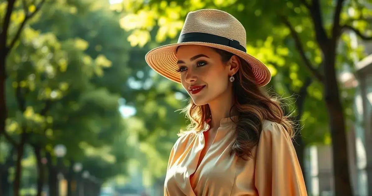 Roupa para usar com chapéu coco feminina