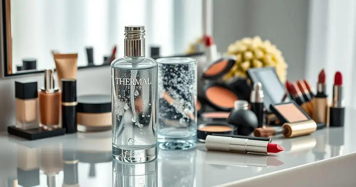Água termal para maquiagem