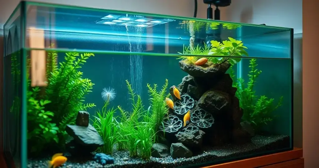 aquario de tubarao em casa