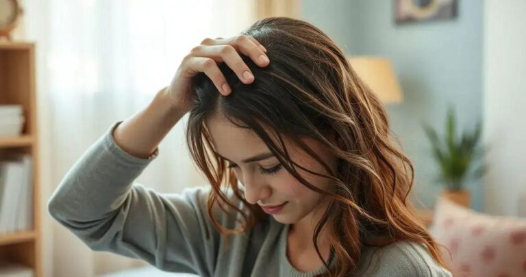 coceira no couro cabeludo