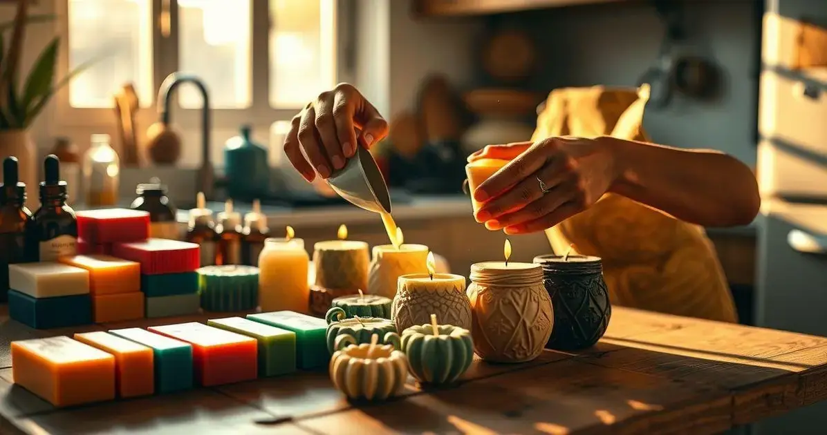 como fazer velas em casa