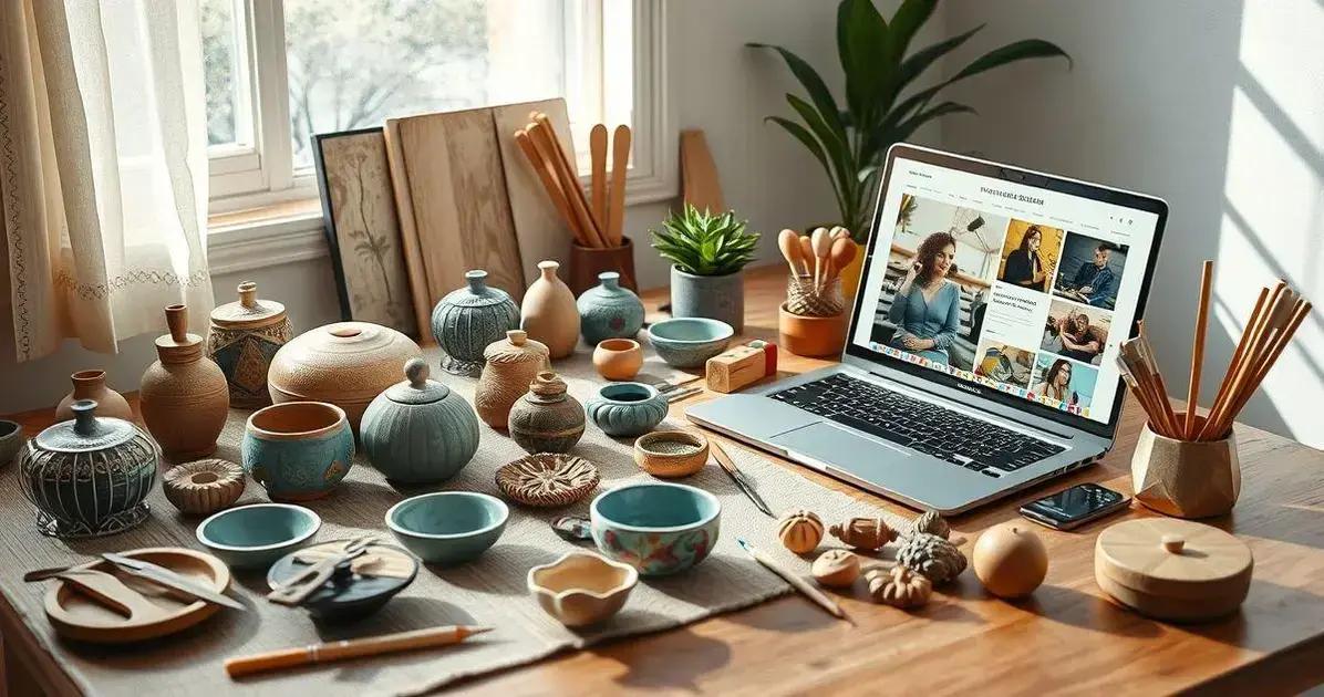 como vender artesanato