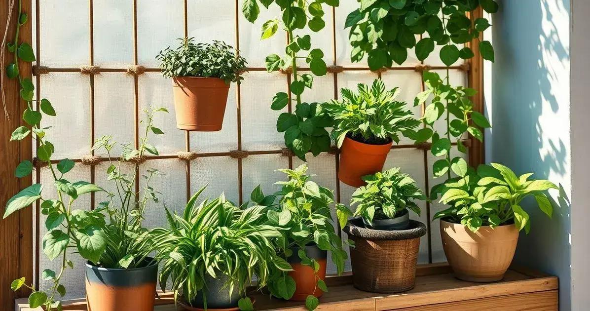 Horta vertical com treliças: como montar