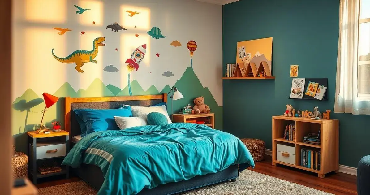 ideias decoração de quarto infantil masculino simples e barato