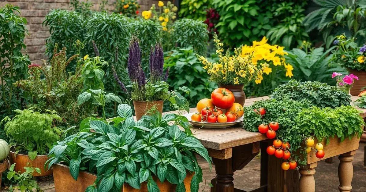 Jardinagem para relaxar: criando um jardim de ervas aromáticas