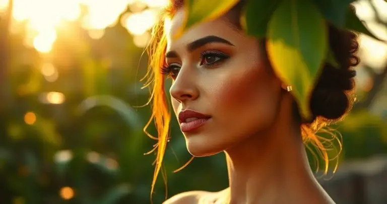 Maquiagem para foto de perfil