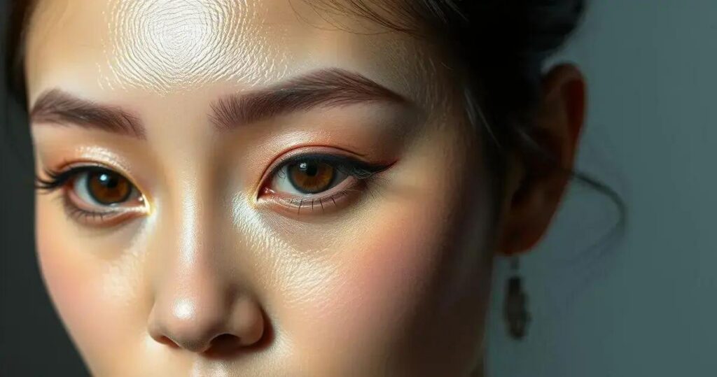 Maquiagem para olhos asiáticos