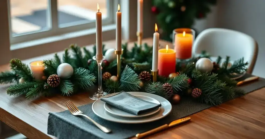 natal decoração de mesa