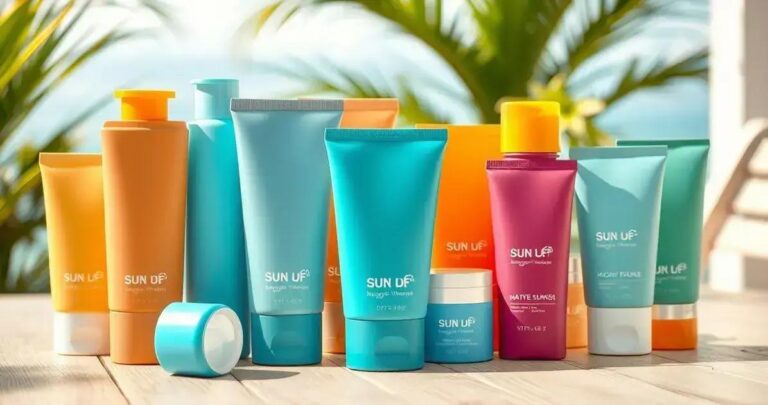 Protetor solar com toque seco