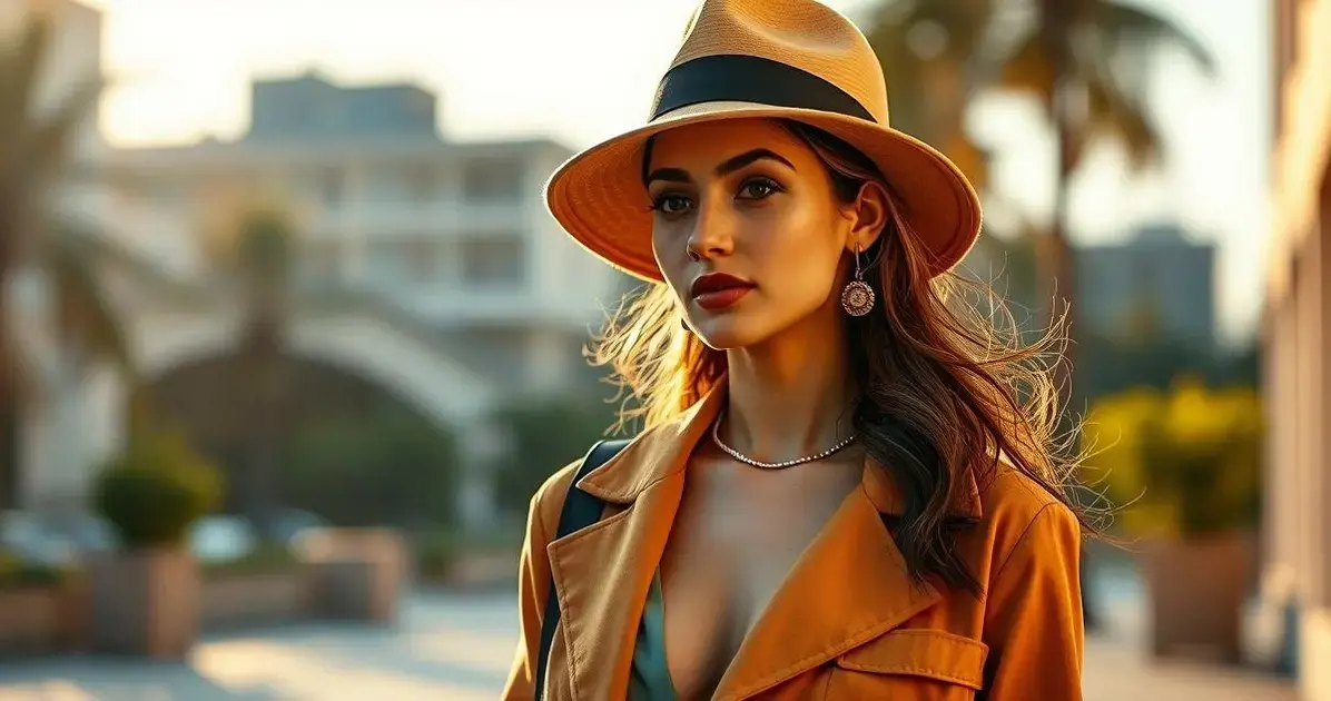 Roupa para usar com chapéu trilby feminina