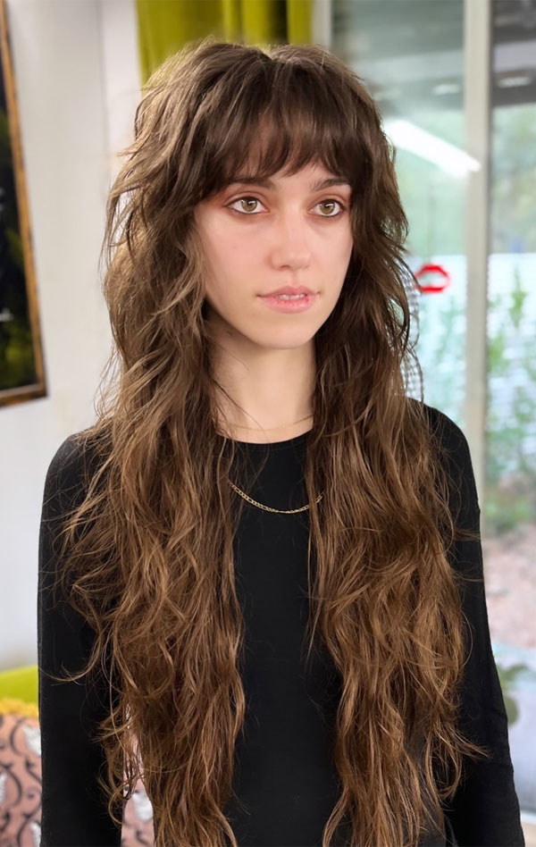38 Best Long Shag Haircuts For A Lived ...