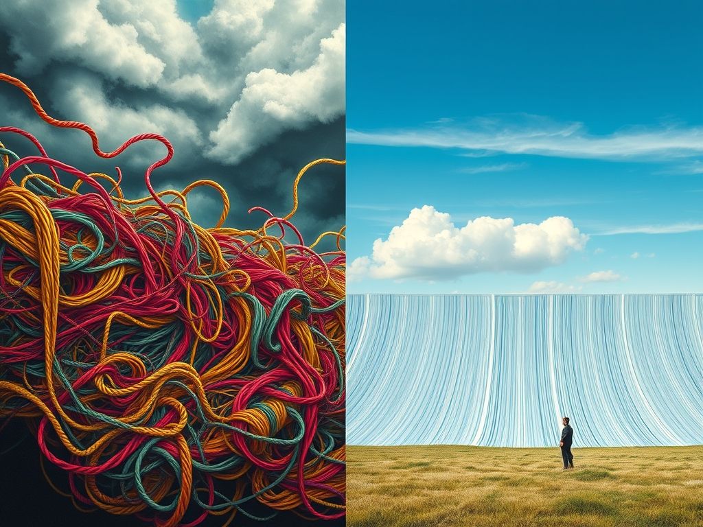 Comparativo visual entre falta e presença de inteligência emocional.