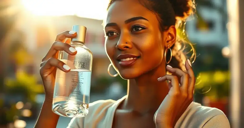 Água micelar para pele seca