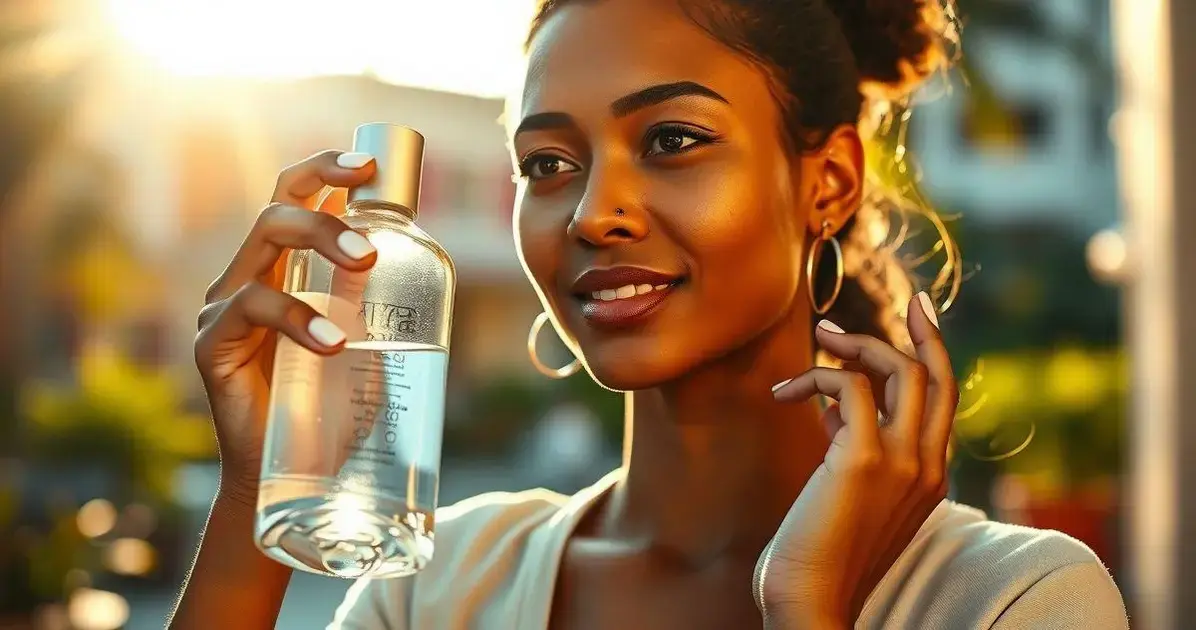 Água micelar para pele seca