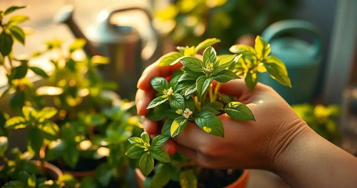 Como plantar manjericão limão em casa: guia simples