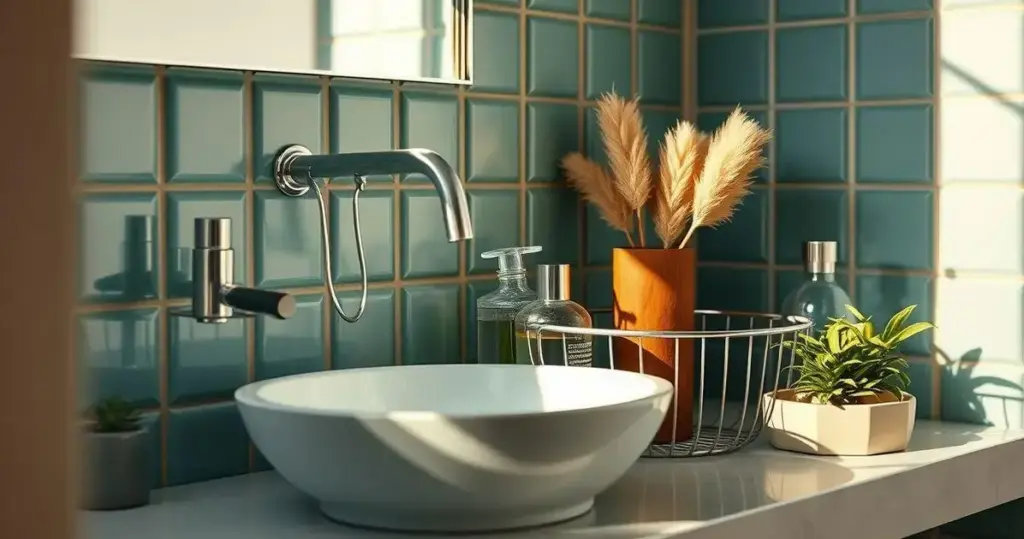 Como usar prateleiras no banheiro: organização e praticidade