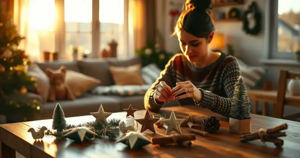 Natal Criativo: Ideias Simples para Fazer Enfeites de Natal em Casa enfeites de natal faceis de fazer